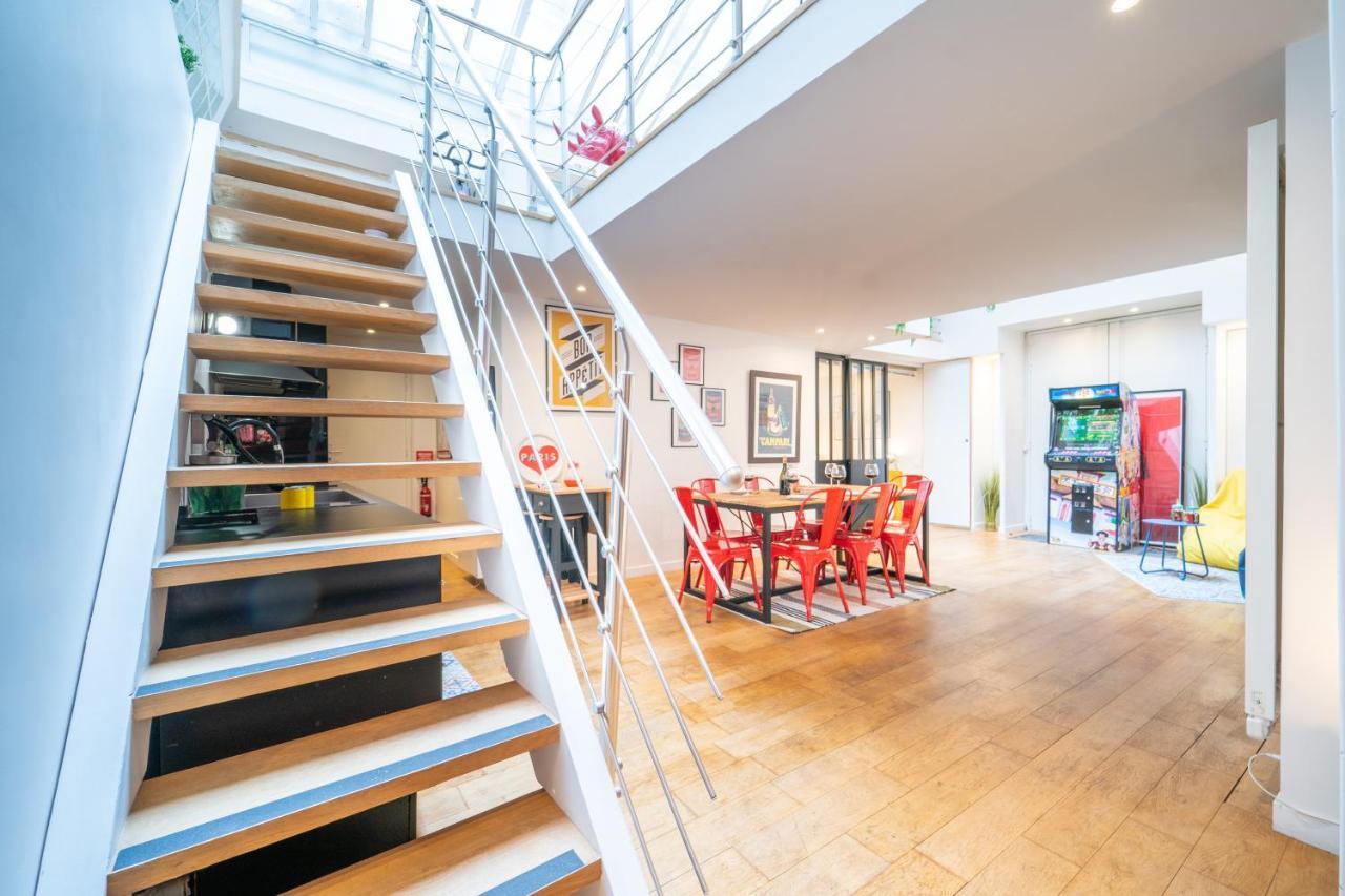 Loft Familial Au Coeur De Paris Avec Clim, Arcade Et Baby-Foot Proche Republique Et Canal St Martin Extérieur photo